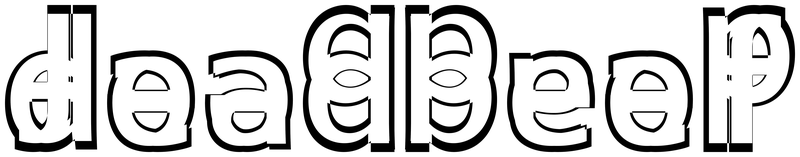 Ambigram for deadbeef in Corbelb